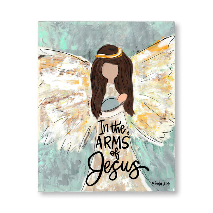 In the Arms of Jesus Canvas