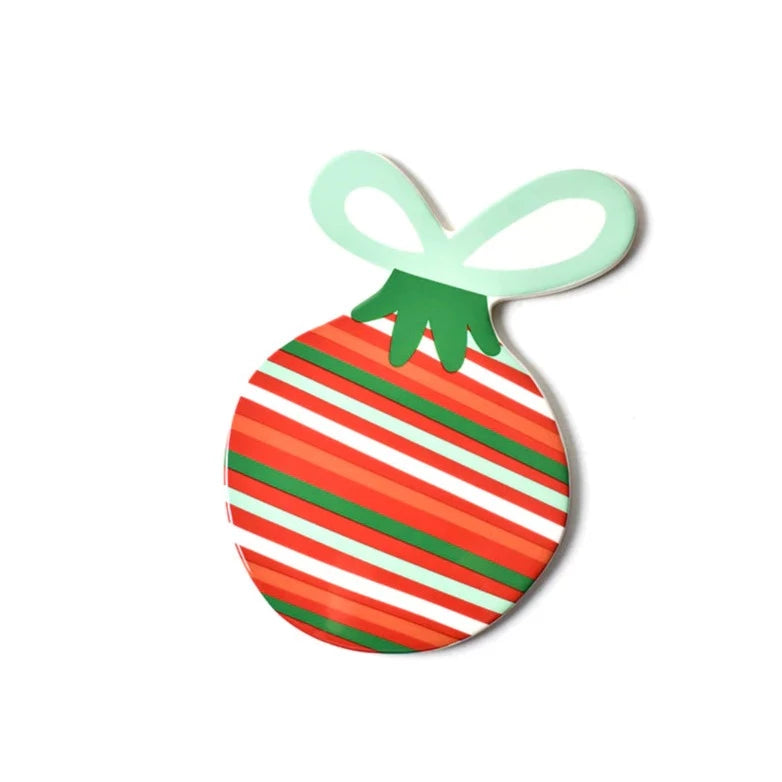 Happy Everything Striped Ornament Attachment