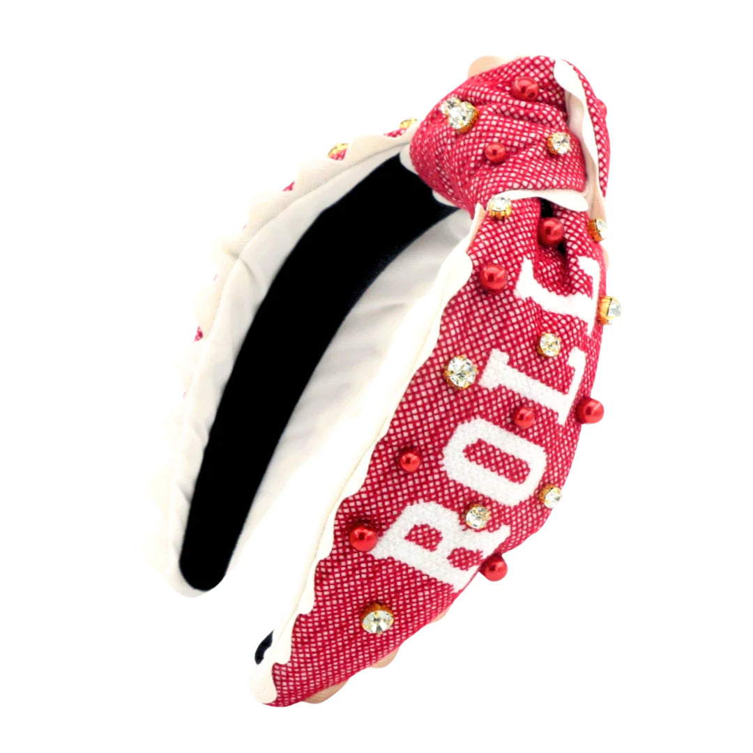 Alabama Headband with Crystals and Pearls