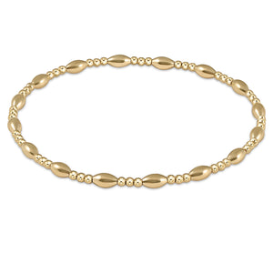 Harmony Sincerity Pattern Gold Bead Bracelet