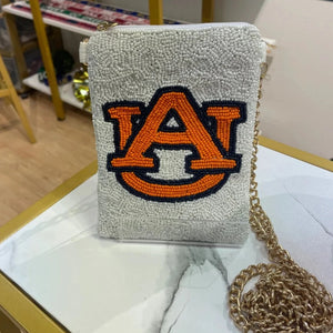 Auburn Beaded Crossbody Bag