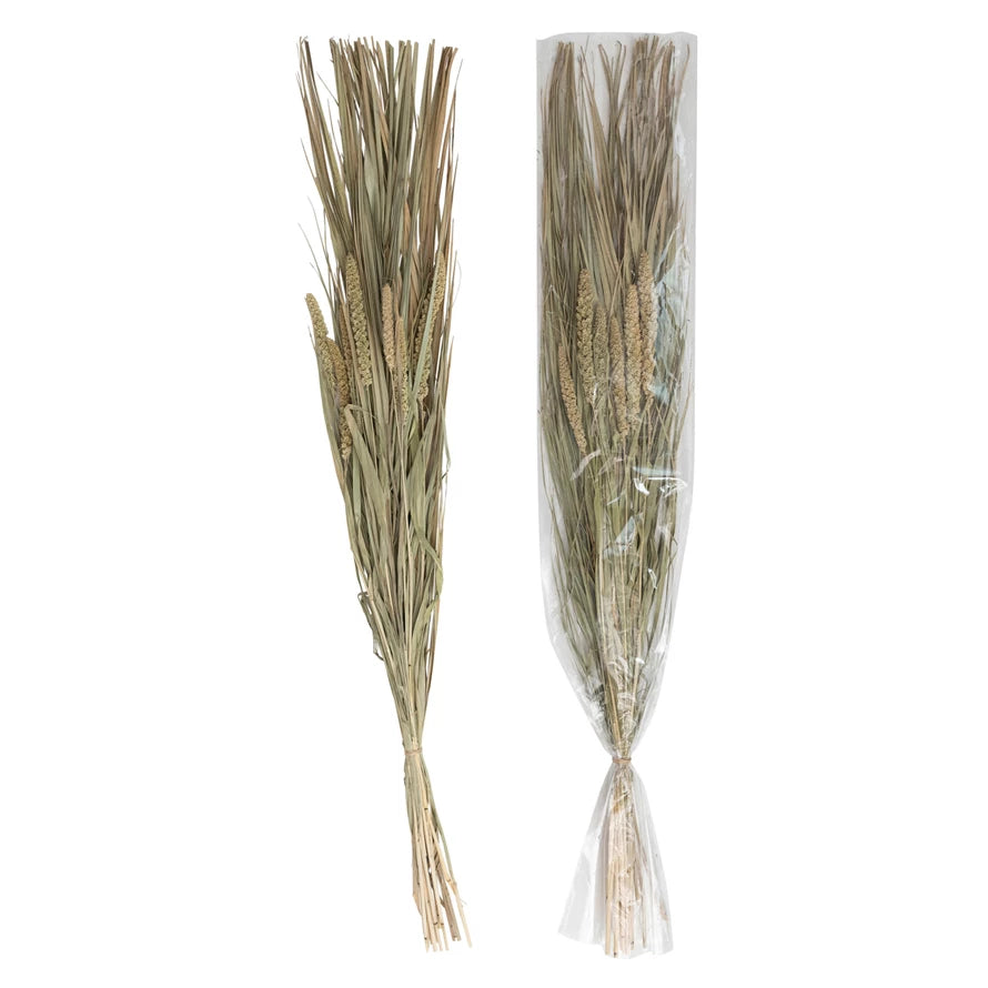 Natural Canary Grass & Date Palm Bunch