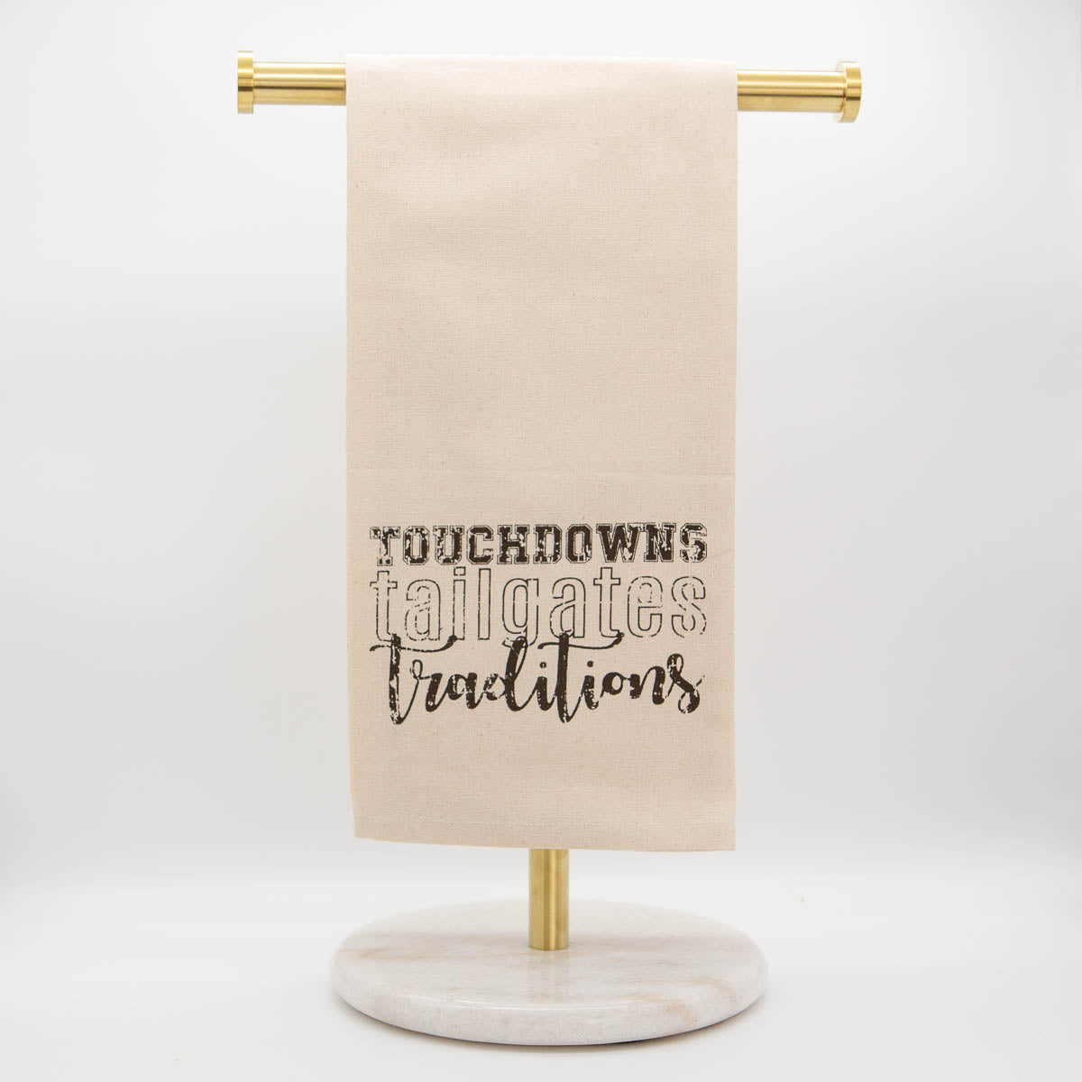 Touchdowns, Tailgates, Traditions Hand Towel