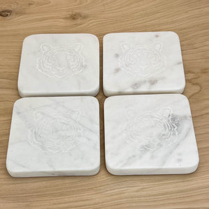 Tiger Etched Coasters