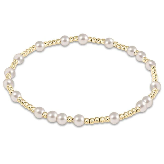 Hope Unwritten Gold Bead & Pearl Bracelet