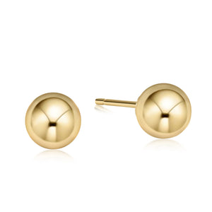Classic Ball Stud Earrings - Gold