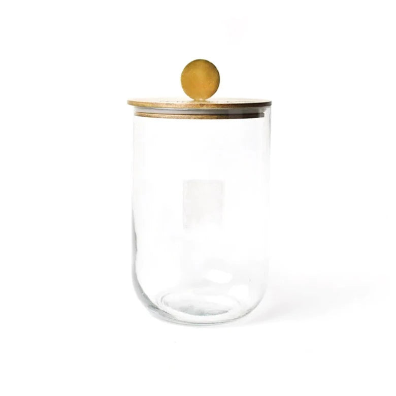 Happy Everything Small Glass Jar with Lid