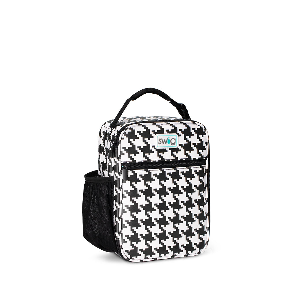 Houndstooth store lunch bag