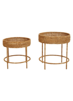 Hand Woven Rattan Tables