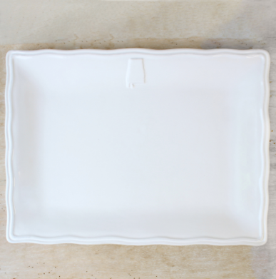 White Alabama Platter