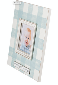 Wonderfully Made Blue Picture Frame