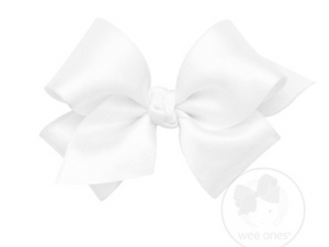 Small Classic French Satin Hair Bow