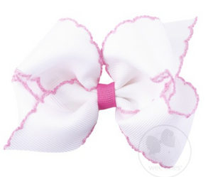 Small Classic Moonstitch Basic Hair Bow
