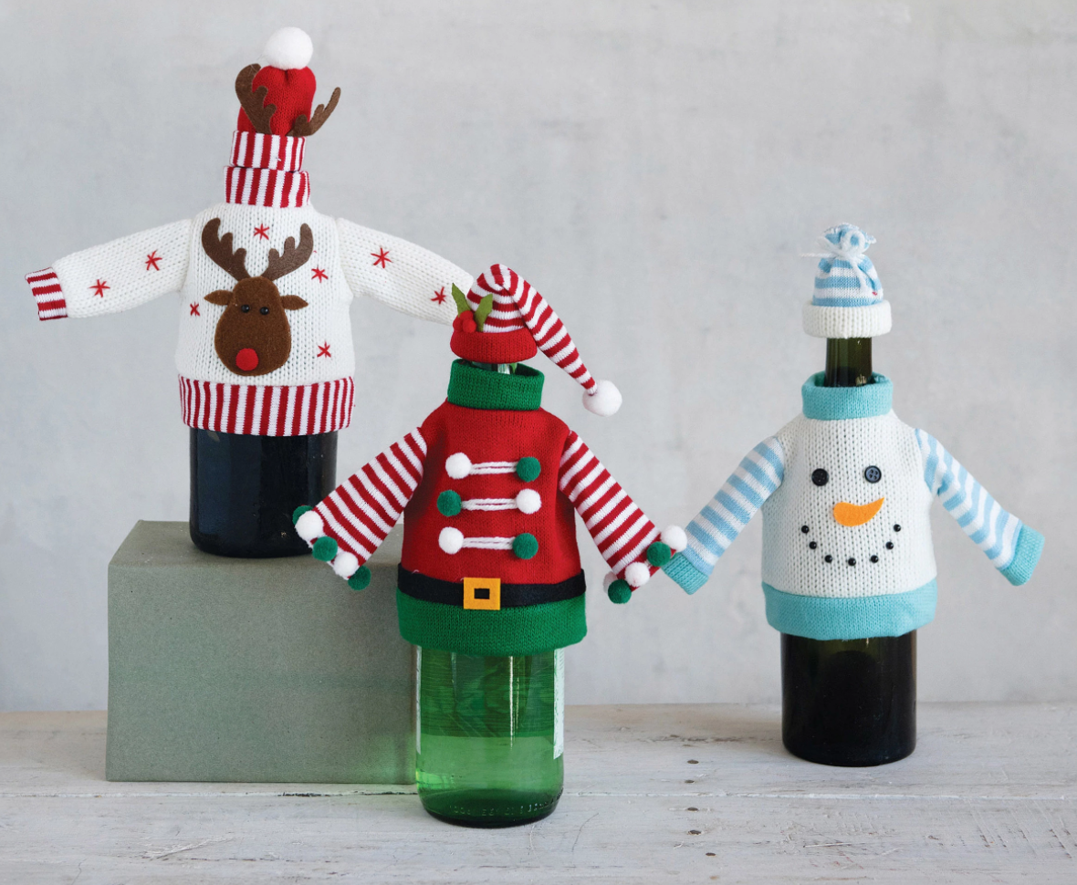 Sweater and Hat Bottle Topper Set