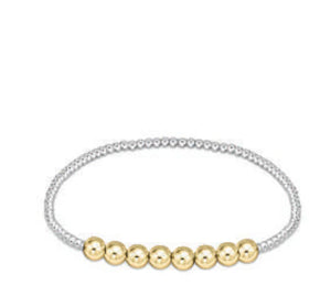 Classic Gold Beaded Bliss Bracelet-Mixed Metals