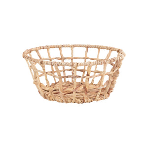 Natural Hand Woven Water Hyacinth Basket