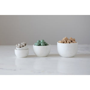 White Marble Bowls