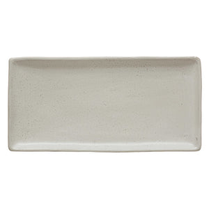 Stoneware White Platter