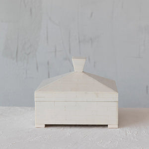 Pyramid Shaped Box with Lid