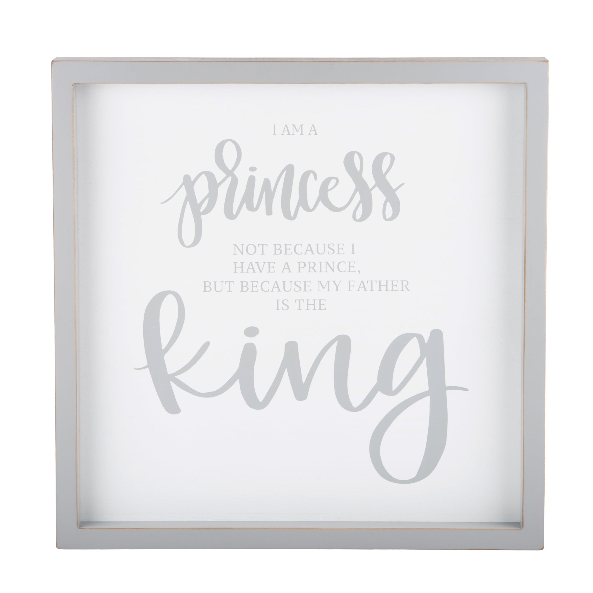 Princess and Father Framed Board
