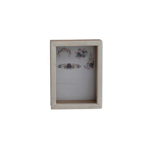 Marble & Mango Wood Shadow Box Photo Frame