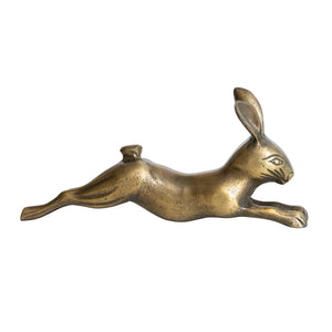 Aluminum Rabbit Antique Brass Finish