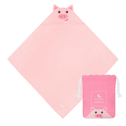 Dock & Bay - Baby Hooded Towel - Animal Collection