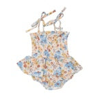 Coneflower Smocked Bubble with Skirt