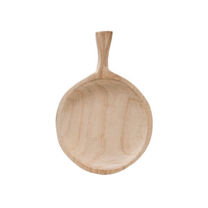 Natural Wood Tray with Handle